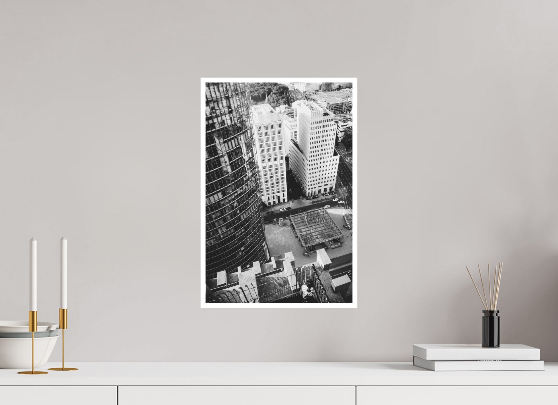 Potsdamer Platz I – limitierter Kunstdruck von Sascha Höcker, urbane Architektur auf FineArt-Papier Hahnemuehle Photo Rag