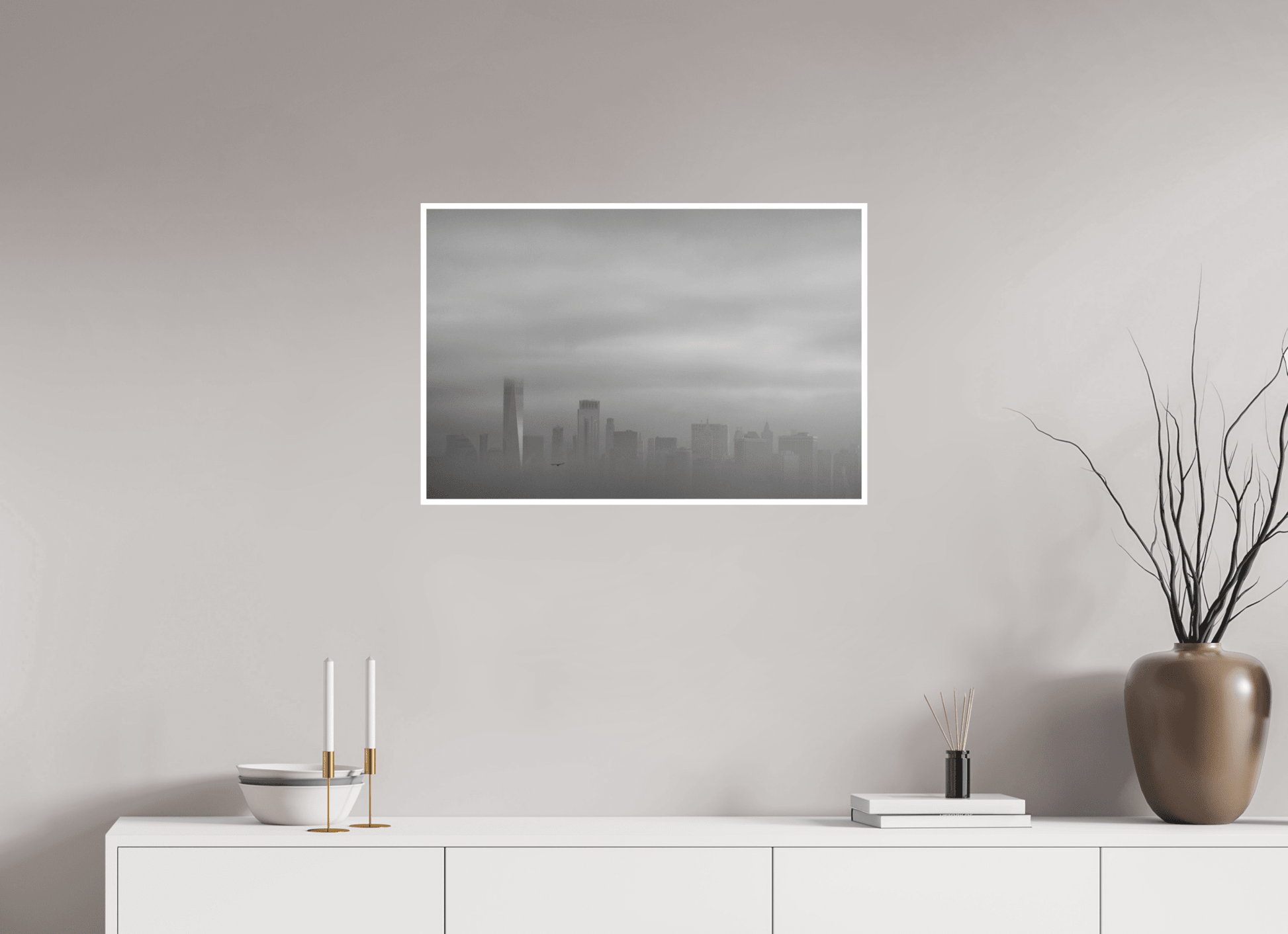 75 x 50 cm, Hahnemühle Photo Rag New York Skyline