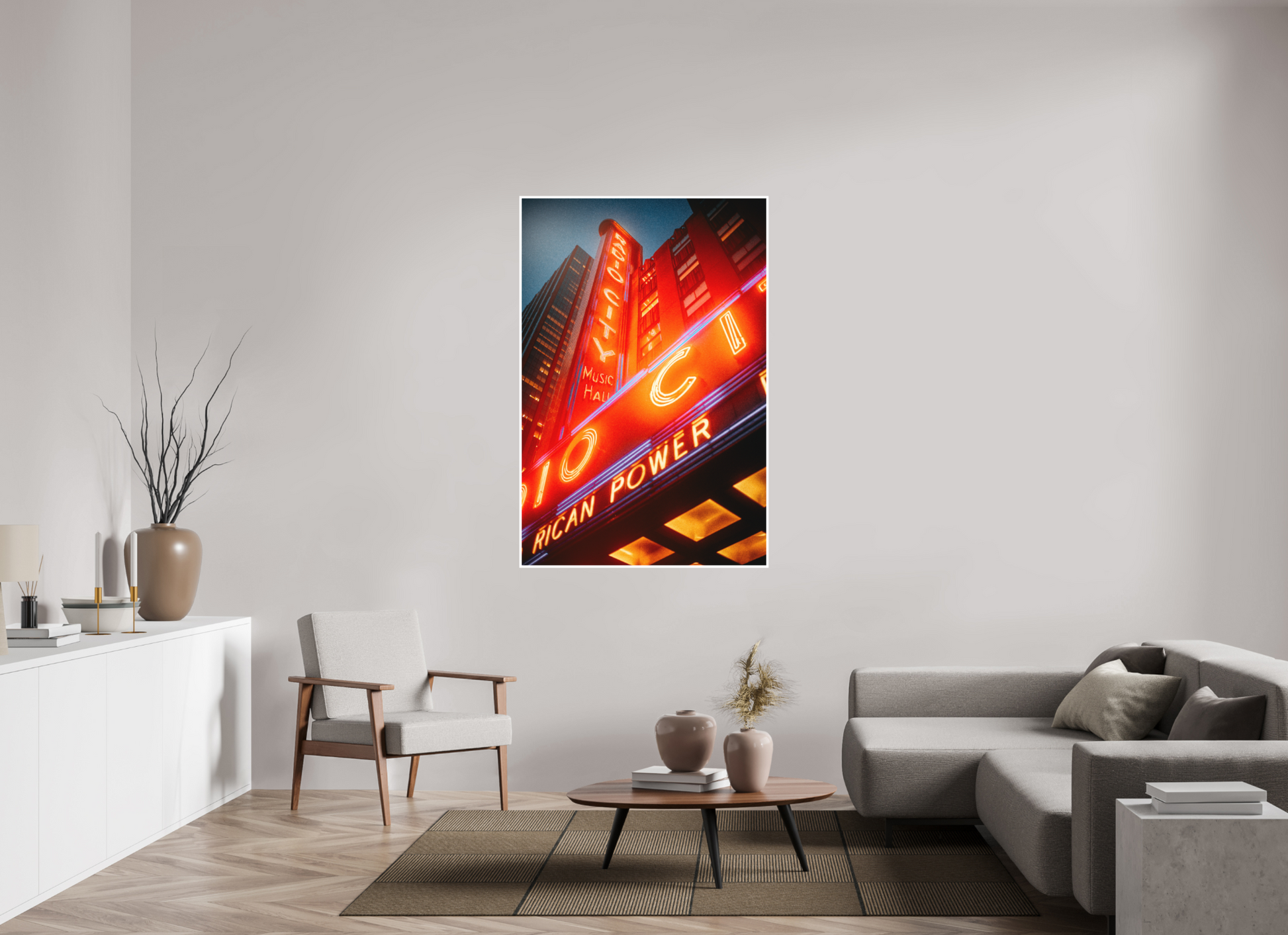 Radio City I – limitierter Kunstdruck von Sascha Höcker, urbanes Motiv auf FineArt-Papier Hahnemühle Photo Rag mit Weißrand