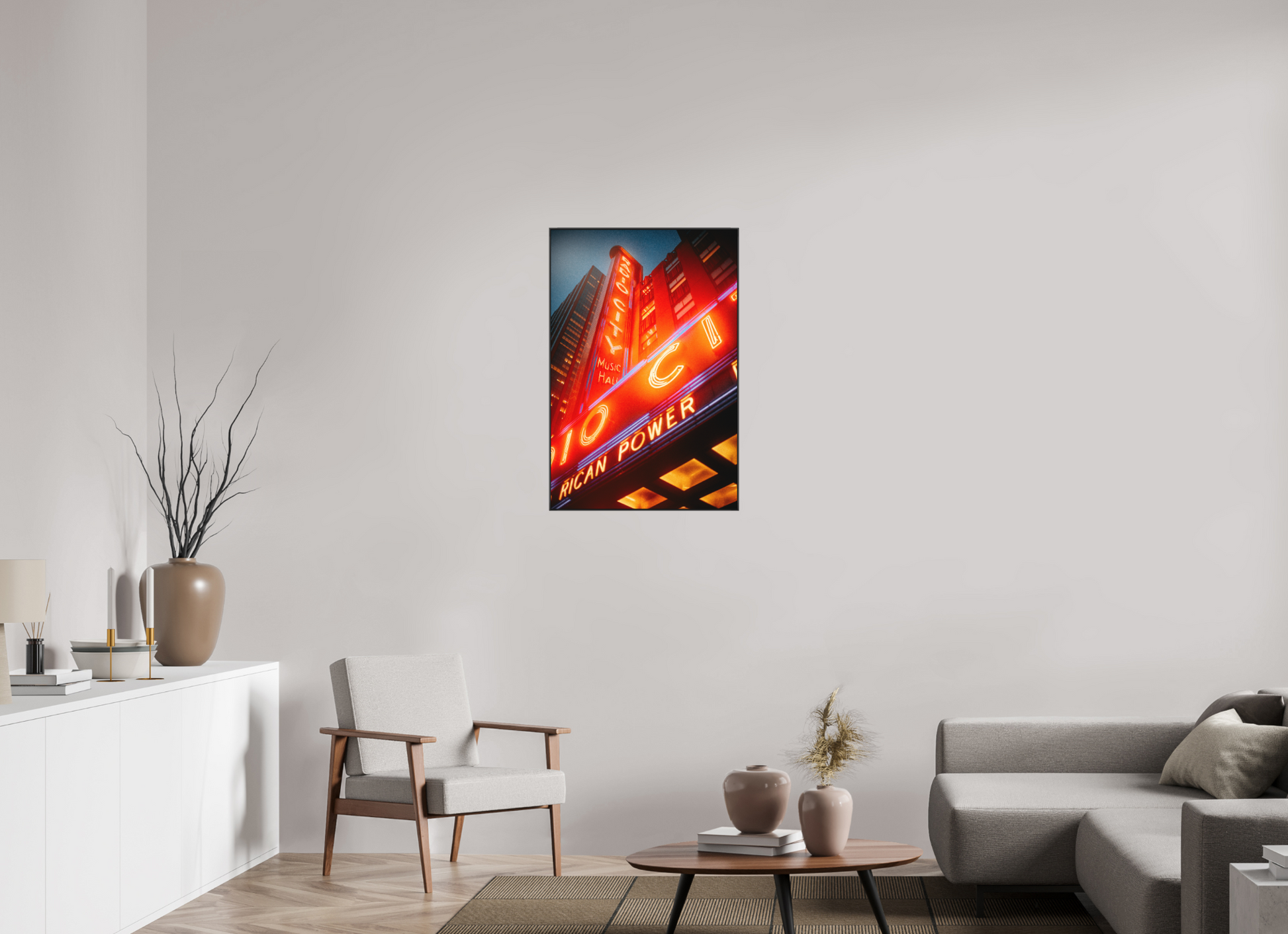 Radio City I – limitierter Kunstdruck von Sascha Höcker, urbanes Motiv auf FineArt-Papier Canson Rag auf Alu Dibond in Alu Box 
